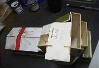 Stabiles Kartonmodell als Basis ... Stabiles Kartonmodell als Basis ...