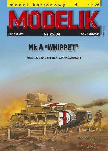 Modelik Bausatz Mk "Whippet" Modelik Bausatz Mk "Whippet"