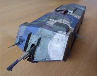 Lange 75 mm Feldkanone vorn und Bug MG Lange 75 mm Feldkanone vorn und Bug MG