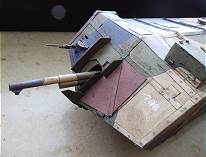 Ersetzte Frontplatte beim Tank 706 Ersetzte Frontplatte beim Tank 706