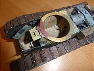 Sicht von oben bei abgenommenem Turm