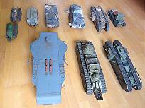 Versammlung aller wichtigen WK I-Panzer ...