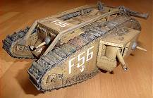 Mark IV "male" mit zwei Kanonen und 3 MGs Mark IV "male" mit zwei Kanonen und 3 MGs