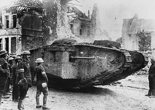 MARK IV in Frankreich 1917