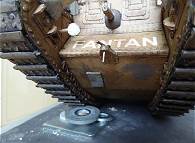 Kommandanten- und Fahrerplatz am Bug mit MG Kommandanten- und Fahrerplatz am Bug mit MG