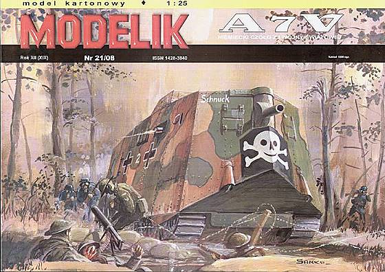 Modelik Bausatz A7V Modelik Bausatz A7V