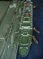 ... aber noch liegt sie am Kai ...