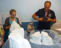 Fhrung: Blick auch auf Details der Anlage ...