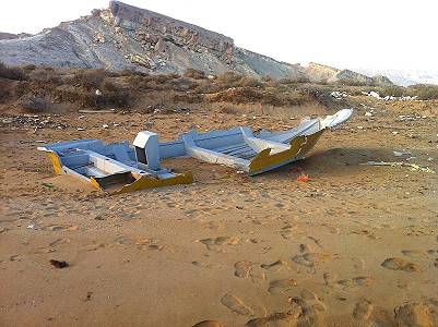 Mll und Staub weht um halbfertige Huser ...