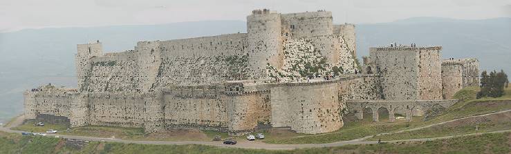 Am Krak de Chevalier ...