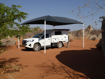 Carport für den Camper ... Carport für den Camper ...
