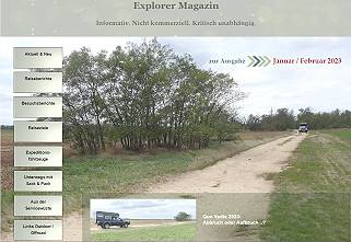 Titel Explorer Magazin 01/02 2023