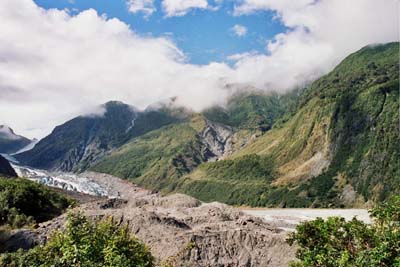 Am Fox Glacier ...