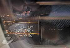 Beeindruckend: Nchtlicher Anflug auf Doha ...