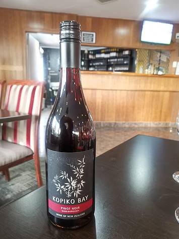 Nicht ganz wie erwartet: Pinot Noir "Kopiko Bay" ...