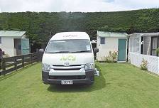 ... und weniger windgeschtzte Duschen ...