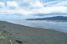 Kein Windschatten hinter Kapiti Island ...