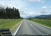 Allein unterwegs: Verkehr Fehlanzeige ...