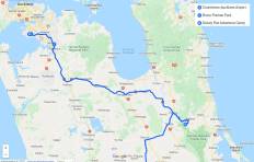 Erste Reiseetappe ...