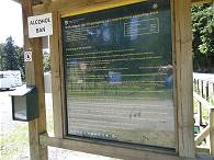 Eingangs-Infos fr die Camper ...