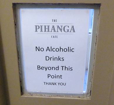 Alkohol am falschen Platz unerwnscht ...