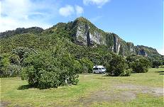 Am 300 m hohen Kreidefelsen ... 