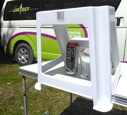 Mit "Bierschatten" lssts sich aushalten ...