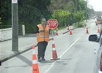 Hier gibt es noch menschliche Ampelschaltungen ...