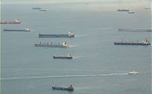 Reger Schiffsverkehr bei Christchurch ...