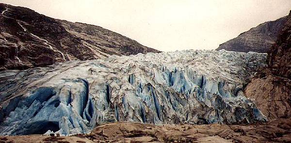 Nigardsbreen, die Zunge naht ... 