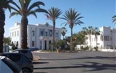 Sidi Ifni: Das ehemalige Hotel Bellevue, heute Rathaus