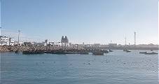 Hafen Tarfaya, groß angelegt aber klein geblieben ...