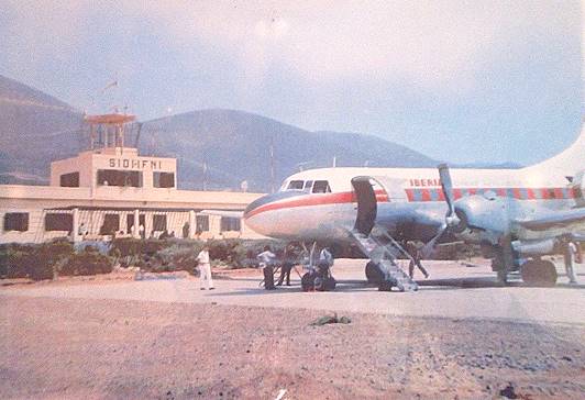 Landung in Sidi Ifni, 60er Jahre ...