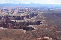 Blick auf die White Rim Road