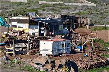 Einfache Behausung ...