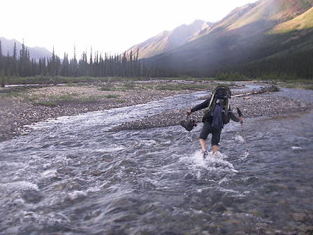 Wieder durchs Bachbett ...