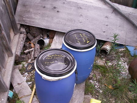 Die Tonnen sind angekommen ...