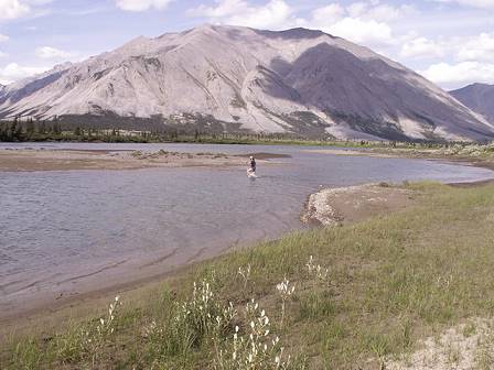 Der Weg ber den Fluss ...