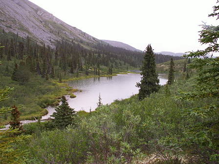 Im Regen durch wunderbare Landschaft ...