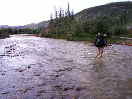 Wieder einmal Flussdurchquerung ...
