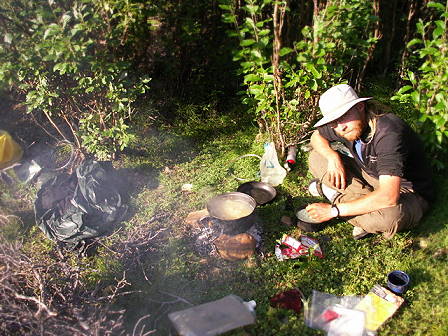 "Schlemmen" in Camp 22 ...