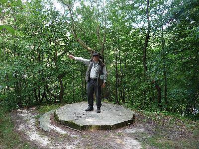 Leuchtfeuer Ranzow, nur noch ein Fundament ...