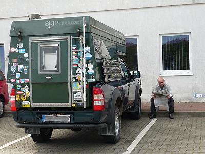 Warten auf die Abfahrt ...