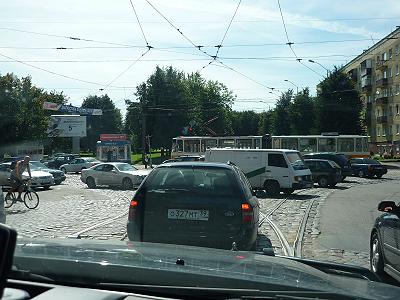 Immer hinter Pavel her, sofern man ihn noch sieht ...