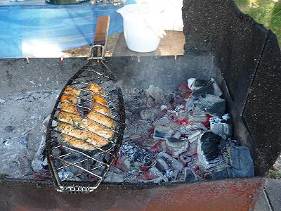 Frisch vom Grill ...