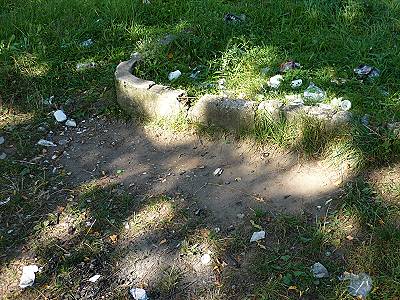 Aber auch in manchen Parkanlagen sieht es kaum besser aus ...