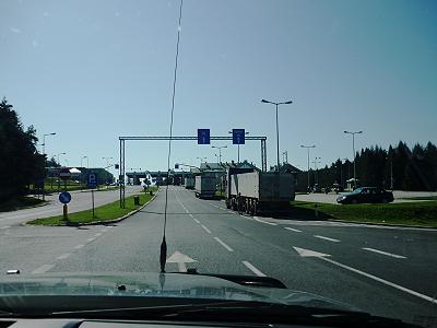 Die Grenze zur Slowakei ...