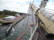 Gute Aussicht von Bord ...