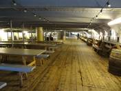 Unter Deck: Viel Platz fr Fracht ...