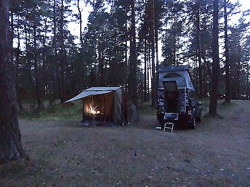 Gemtlichkeit im Camp ist angesagt ...